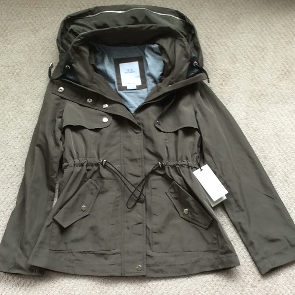 iris Jackets & Blazers - New with tag! Anorak jacket with optional hood.